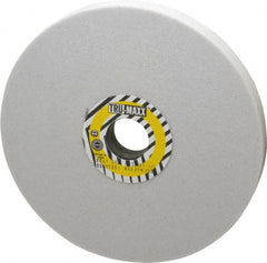 Tru-Maxx - 8" Diam x 1-1/4" Hole x 3/4" Thick, K Hardness, 60 Grit Surface Grinding Wheel - Aluminum Oxide, Type 1, Medium Grade, 3,600 Max RPM, Vitrified Bond, No Recess - Exact Tooling