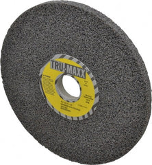 Tru-Maxx - 8" Diam x 1-1/4" Hole x 1/2" Thick, H Hardness, 46 Grit Surface Grinding Wheel - Aluminum Oxide, Type 1, Coarse Grade, 3,600 Max RPM, Vitrified Bond, No Recess - Exact Tooling