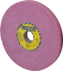 Tru-Maxx - 8" Diam x 1-1/4" Hole x 3/4" Thick, G Hardness, 46 Grit Surface Grinding Wheel - Aluminum Oxide, Type 1, Coarse Grade, 3,105 Max RPM, Vitrified Bond, No Recess - Exact Tooling
