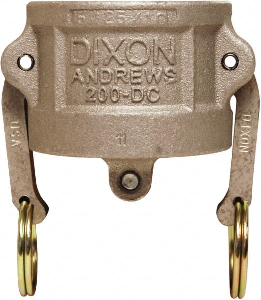 Dixon Valve & Coupling - 3" Aluminum Cam & Groove Suction & Discharge Hose Dust Cap For Use with Adapters - Part DC, 125 Max psi - Exact Tooling