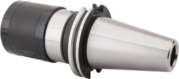 Bilz - CAT50 Taper Shank Tension & Compression Tapping Chuck - 13/16 to 1-3/8" Tap Capacity, 5.78" Projection, Size 3 Adapter, Quick Change - Exact Tooling