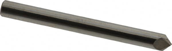 Made in USA - 1/4" Body Diam, 120°, 2-1/2" OAL, Solid Carbide Spotting Drill - Exact Tooling