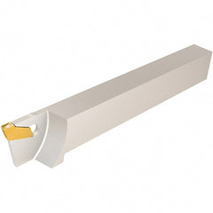 Iscar - External Thread, 0.5906" Max Depth of Cut, 1.6mm Min Groove Width, 110mm OAL, Left Hand Indexable Grooving Cutoff Toolholder - 12mm Shank Height x 12mm Shank Width, GF.. Insert Style, SGTF Toolholder Style, Series Self-Grip - Exact Tooling