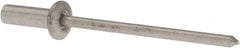 RivetKing - Size 43 Dome Head Aluminum Closed End Sealing Blind Rivet - Aluminum Mandrel, 0.126" to 0.187" Grip, 1/4" Head Diam, 0.129" to 0.133" Hole Diam, 0.422" Length Under Head, 1/8" Body Diam - Exact Tooling