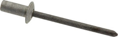 RivetKing - Size 64 Dome Head Aluminum Closed End Sealing Blind Rivet - Steel Mandrel, 0.188" to 1/4" Grip, 3/8" Head Diam, 0.192" to 0.196" Hole Diam, 0.531" Length Under Head, 3/16" Body Diam - Exact Tooling
