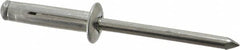 RivetKing - Size 0625 Dome Head Aluminum Tri Folding Blind Rivet - Aluminum Mandrel, 0.04" to 0.354" Grip, 0.386" Head Diam, 0.196" to 0.209" Hole Diam, 0.906" Length Under Head, 3/16" Body Diam - Exact Tooling