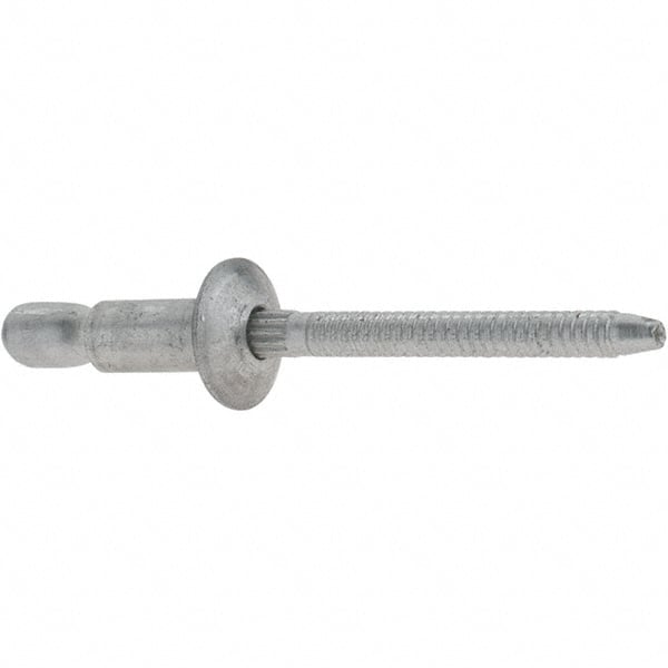 RivetKing - Size 64 Dome Head Aluminum Structural with Locking Stem Blind Rivet - Exact Tooling