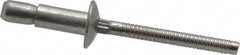 RivetKing - Size 64 Dome Head Stainless Steel Structural with Locking Stem Blind Rivet - Stainless Steel Mandrel, 0.062" to 0.27" Grip, 0.385" Head Diam, 0.194" to 0.204" Hole Diam, 0.415" Length Under Head, 3/16" Body Diam - Exact Tooling