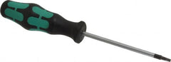 Wera - T10 Torx Driver - 3-5/32" Blade Length, 6-11/32" OAL, Ergonomic Handle - Exact Tooling
