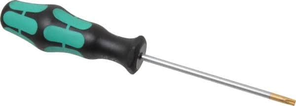 Wera - T20 Torx Driver - 3-15/16" Blade Length, 7-25/32" OAL, Ergonomic Handle - Exact Tooling