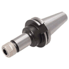 Iscar - 0.041" to 0.632" Capacity, 2-9/16" Projection, CAT40 Taper Shank, ER25 Collet Chuck - 0.0001" TIR, Through-Spindle & DIN Flange Coolant - Exact Tooling