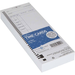 Pyramid - Time Cards & Time Clock Accessories Type: Weekly/Bi-Weekly/Twice Monthly Time Cards For Use With: PTI - M-4000 Time Recorder - Exact Tooling