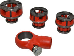 Ridgid - 3 Die Head, 1/2" to 1" Pipe Capacity, Pipe Threader Set - Compatible with Ridgid OO-R - Exact Tooling