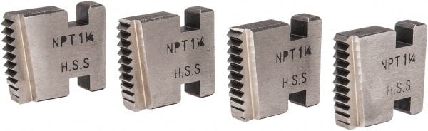 Florida Pneumatic - 1-1/4 - 11-1/2 NPT, Right Hand, Alloy Steel, Pipe Threader Die - Berkley 41000, Ridgid 12R, 00-R, 111-R, 0-R, 11-R, 30A, 31A Compatibility - Exact Tooling