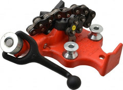 Ridgid - 1/2 to 2-7/8" Pipe Capacity, Manual Chain Vise - Bolt Down, Cast Iron, Model Number BC210P - Exact Tooling