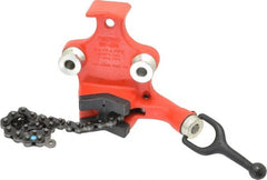 Ridgid - 1/2 to 4-1/2" Pipe Capacity, Manual Chain Vise - Bolt Down, Cast Iron, Model Number BC410P - Exact Tooling