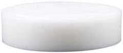 Made in USA - 2 Inch Diameter, 1 Inch Thick, Plastic Disc - White, PTFE Virgin - Exact Tooling