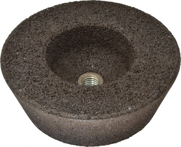 Norton - 6" Diam, 2" Overall Thickness, 16 Grit, Type 11 Tool & Cutter Grinding Wheel - Very Coarse Grade, Zirconia Alumina/Silicon Carbide Blend, Q Hardness, 6,000 RPM - Exact Tooling