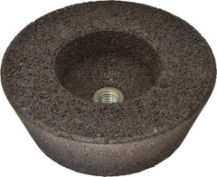 Norton - 6" Diam, 2" Overall Thickness, 16 Grit, Type 11 Tool & Cutter Grinding Wheel - Very Coarse Grade, Zirconia Alumina/Silicon Carbide Blend, Q Hardness, 6,000 RPM - Exact Tooling