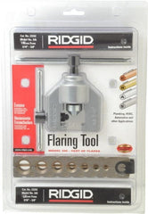 Ridgid - 3/16 to 5/8" Pipe Capacity, Flaring Tools & Tube Expanders - Exact Tooling