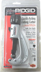 Ridgid - 1/4" to 1-5/8" Pipe Capacity, Tube Cutter - Cuts Metal - Exact Tooling