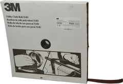 3M - 1" x 50 Yd Aluminum Oxide Cloth Roll - Medium Grade, X Weighted Backing - Exact Tooling