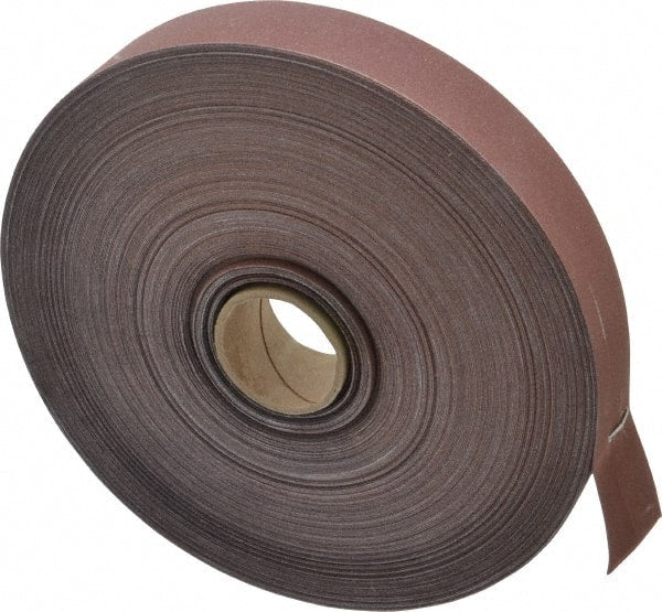 3M - 1" x 50 Yd 320 Grit Aluminum Oxide Cloth Roll - Extra Fine Grade, J Weighted Backing - Exact Tooling