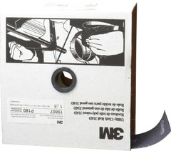 3M - 1-1/2" x 50 Yd 180 Grit Aluminum Oxide Cloth Roll - Very Fine Grade, J Weighted Backing - Exact Tooling