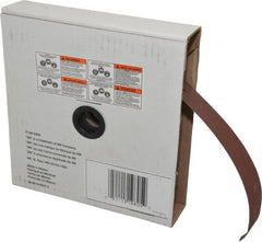 3M - 1-1/2" x 50 Yd 240 Grit Aluminum Oxide Cloth Roll - Very Fine Grade, J Weighted Backing - Exact Tooling