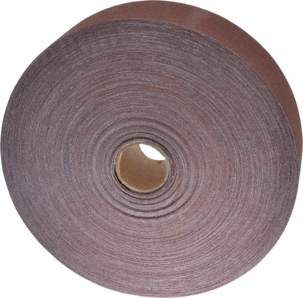 3M - 2" x 50 Yd 120 Grit Aluminum Oxide Cloth Roll - Fine Grade, J Weighted Backing - Exact Tooling