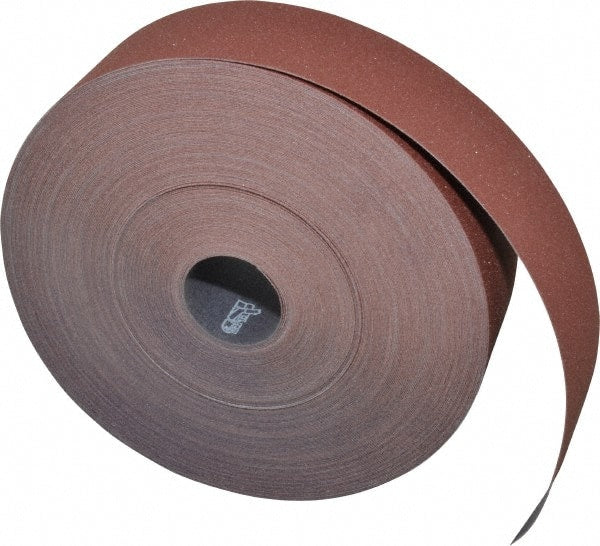 3M - 2" x 50 Yd 150 Grit Aluminum Oxide Cloth Roll - Very Fine Grade, J Weighted Backing - Exact Tooling