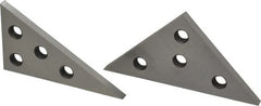Value Collection - 30 to 90° Angle, Angle Block Set - 1/4 Inch Thick, 10 Minutes Accuracy, Includes 1 of Each Size - Exact Tooling