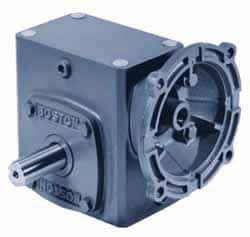 Boston Gear - 6 Centerline Distance, 20:1, 88 RPM Output,, Speed Reducer - Single Shaft Left, 250TC NEMA - Exact Tooling