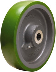 Hamilton - 10 Inch Diameter x 2-1/2 Inch Wide, Polyurethane on Cast Iron Caster Wheel - 2,500 Lb. Capacity, 3-1/4 Inch Hub Length, 1-1/4 Inch Axle Diameter, Tapered Roller Bearing - Exact Tooling