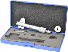 Fowler - 0.2 to 1.2", Mechanical Inside Micrometer - 0.001" Graduation, 0.0002" Accuracy, Ratchet Stop Thimble - Exact Tooling