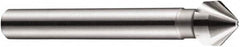 DORMER - 10mm Shank Diam, 3 Flute 90° High Speed Steel Countersink - Exact Tooling