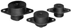 Tech Products - Plate-Type Vibration Mounts; Shape: Diamond ; Axial Load Capacity: 2600 (Pounds); Radial Load Capacity: 1800.000 (Pounds); Color Code: White ; Bolt Hole Diameter: 1.0600 (Decimal Inch); Distance Between Mounting Hole Centers: 6.0000 (Deci - Exact Tooling