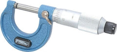 Fowler - 0 to 1" Range, 0.0001" Graduation, Mechanical Outside Micrometer - Friction Thimble, Accurate to 0.0001" - Exact Tooling