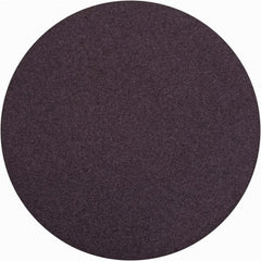 Norton - 15" Diam, 50 Grit Aluminum Oxide Adhesive PSA Disc - Coarse Grade, Brown, X Weighted Backing, Flexible - Exact Tooling