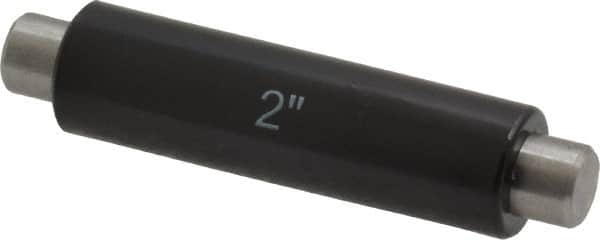 SPI - 2 Inch Long, Accuracy Up to 0.0001 Inch, Flat End Micrometer Calibration Standard - Use with Micrometers, Includes Heat Insulating Handle - Exact Tooling