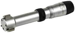 Fowler - 1 to 1-3/8", 2.6" Gage Depth, Mechanical Inside Hole Micrometer - 0.00025" Graduation, 0.00015" Accuracy, Ratchet Stop Thimble - Exact Tooling
