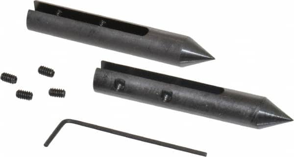 SPI - 2-3/16" OAL, Caliper Centerline Gage Attachment - 1 Piece, 0.141" Slot Width, For Use with 4, 6 & 8" Dial & Vernier Calipers - Exact Tooling