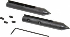 SPI - 2-3/16" OAL, Caliper Centerline Gage Attachment - 1 Piece, 0.141" Slot Width, For Use with 4, 6 & 8" Dial & Vernier Calipers - Exact Tooling