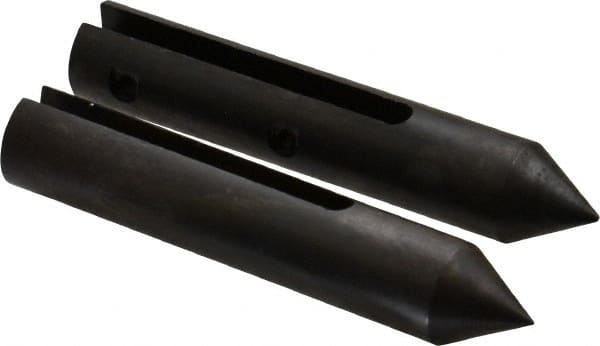 SPI - 2-3/4" OAL, Caliper Centerline Gage Attachment - 1 Piece, 0.156" Slot Width, For Use with 12" Dial & Vernier Calipers - Exact Tooling