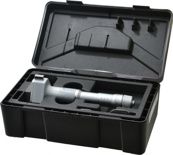 Mitutoyo - 2-1/2 to 3", Mechanical Inside Hole Micrometer - 0.0002" Graduation, 0.00015" Accuracy, Ratchet Stop Thimble - Exact Tooling