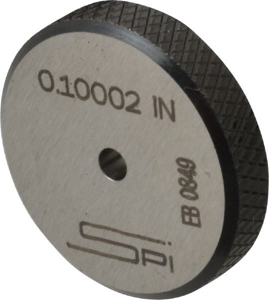 SPI - 0.1" Inside x 0.98" Outside Diameter, 0.28" Thick, Setting Ring - Accurate to 0.00006", Silver - Exact Tooling