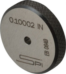SPI - 0.1" Inside x 0.98" Outside Diameter, 0.28" Thick, Setting Ring - Accurate to 0.00006", Silver - Exact Tooling