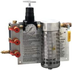 3M - 50 CFM Panel Mount SAR Filter & Regulator Panel - 3 Respirator Outlets - Exact Tooling
