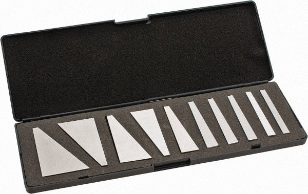 Value Collection - 1 to 30° Angle, 3 Inch Long, Steel, Angle Block Set - Exact Tooling