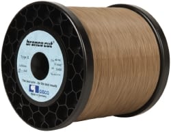 GISCO - Copper CuZn50 Coated, Half Hard Grade Electrical Discharge Machining (EDM) Wire - 480 - 520 N per sq. mm Tensile Strength, Bronco Cut X Series - Exact Tooling